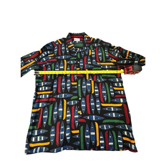 Bullock & Jones Men's Rowing Rowboat Boat Cotton Button Up Down Shirt Swiss XL - Picture 5 of 12